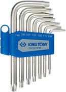 Jogo de Chave Torx Curto T10 a T40 King Tony 7 Peças 20307PR