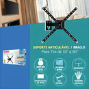 Suporte Tv Monitor Brasforma Articulado Bra3.0 10-60polegada Preto