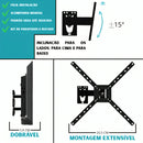 Suporte Tv Monitor Brasforma Articulado Bra3.0 10-60polegada Preto