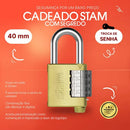 Cadeado C/ Segredo - Stam