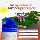 Lona Reforçada Impermeável 75g + Corda 10 metros