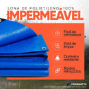 Lona Reforçada Impermeável Pesada 105g