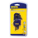 Jogo de Chaves Torx Curta T6 a T40 com 11 Peças Irwin