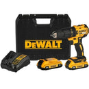 Furadeira de Impacto e Parafusadeira 1/2" 20V c/ 2 baterias Dewalt